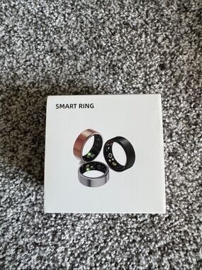 Smart Ring Health Tracker in Black, Silver, and Rose Gold